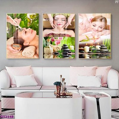 File in trần Tranh trang trí đông y dưỡng sinh spa môi mi DY1148 (bản gốc) phong cảnh