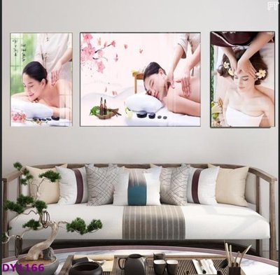 File gốc in ấn Tranh trang trí đông y dưỡng sinh spa môi mi DY1166 độ phân giải cao