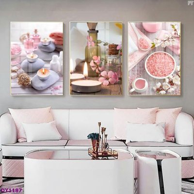 File tranh Tranh trang trí đông y dưỡng sinh spa môi mi DY1187 (gốc) in backlit film