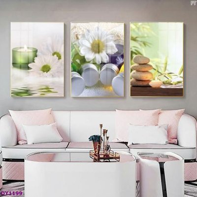 File tranh Tranh trang trí đông y dưỡng sinh spa môi mi DY1199 (bản gốc) in lụa 5D