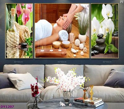 Tải file Tranh trang trí đông y dưỡng sinh spa môi mi DY1207 (gốc) chủ đề phong thủy