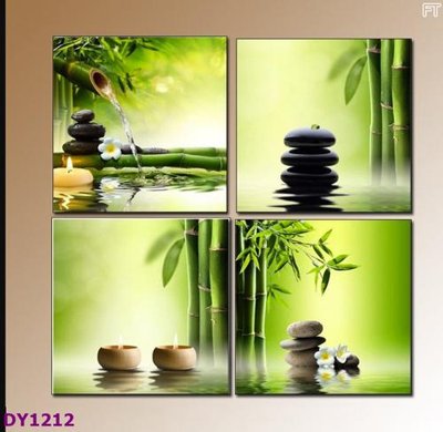 File gốc Tranh trang trí đông y dưỡng sinh spa môi mi DY1212 (in lụa) tranh thuận buồm