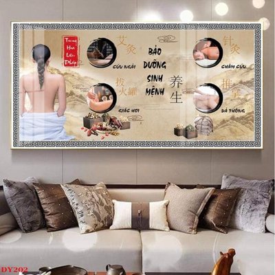 File gốc Tranh trang trí đông y spa môi mi DY202 (cho in ấn) từ kho Filetranh