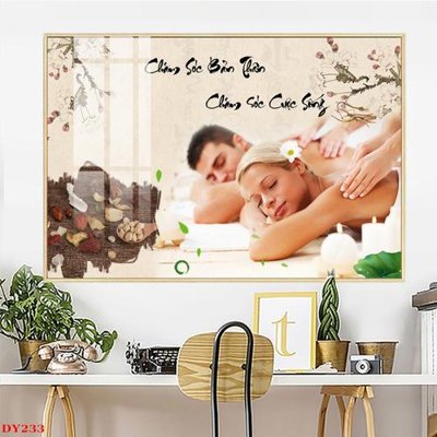 Hình ảnh gốc Tranh trang trí đông y spa môi mi DY233 (để in khổ lớn)