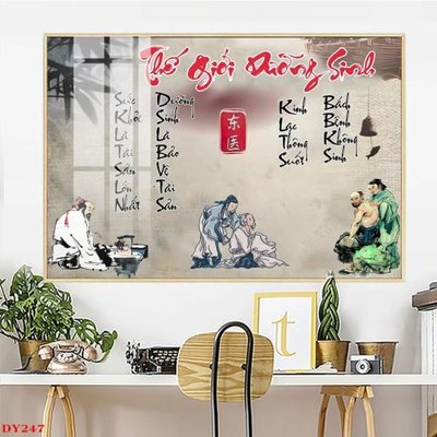 File tranh Tranh trang trí đông y spa môi mi DY247 (ảnh gốc) in trần xuyên sáng