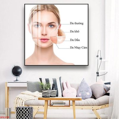 File gốc Tranh trang trí đông y spa môi mi DY279 (in tráng gương) ốp tường