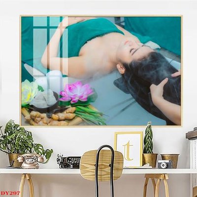 File gốc Tranh trang trí đông y spa môi mi DY297 (in lụa) tranh thuận buồm