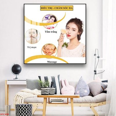 File tranh Tranh trang trí đông y spa môi mi DY300 (gốc) chủ đề thành phố