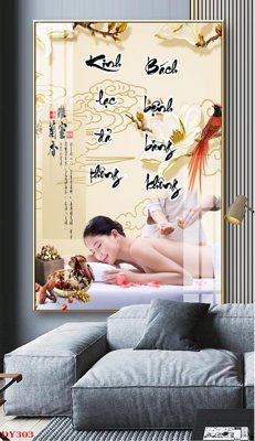Tải file Tranh trang trí đông y spa môi mi DY303 (gốc) làm file quảng cáo