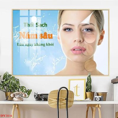 File gốc Tranh trang trí đông y spa môi mi DY314 (vector) cho in ấn