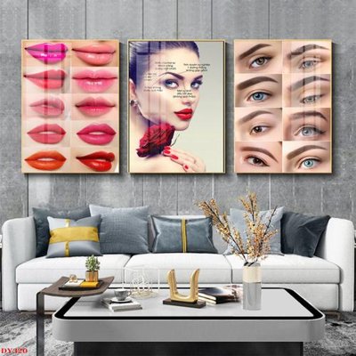 File gốc Tranh trang trí đông y spa môi mi DY320 (PNG) trong suốt (transparent)