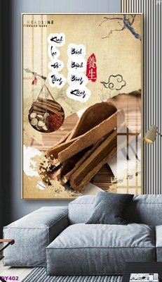 File gốc Tranh trang trí đông y dưỡng sinh spa môi mi DY402 (cho in UV) siêu nét