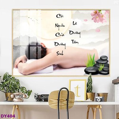 File gốc Tranh trang trí đông y dưỡng sinh spa môi mi DY404 (thiết kế) cho in ấn