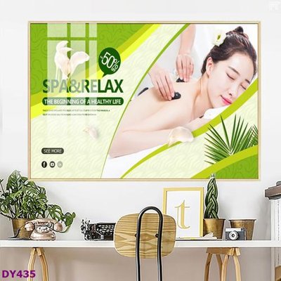 File in trần Tranh trang trí đông y dưỡng sinh spa môi mi DY435 (file gốc) chủ đề vũ trụ