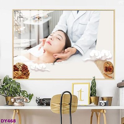 File PSD Tranh trang trí đông y dưỡng sinh spa môi mi DY468 (bản gốc) chất lượng nhất