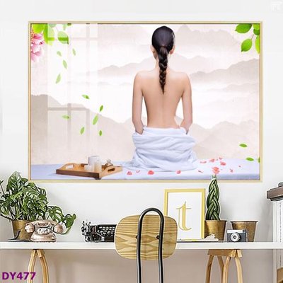 Tải file Tranh trang trí đông y dưỡng sinh spa môi mi DY477 (gốc) làm file tranh quảng cáo