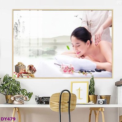 File gốc Tranh trang trí đông y dưỡng sinh spa môi mi DY479 (trang trí) cho phòng khách