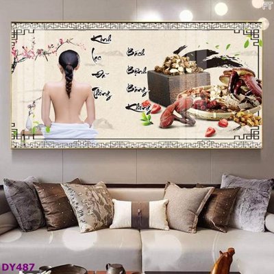 Tệp tin gốc Tranh trang trí đông y dưỡng sinh spa môi mi DY487 (chất lượng) Tranh trang trí đông y dưỡng sinh spa môi mi DY487