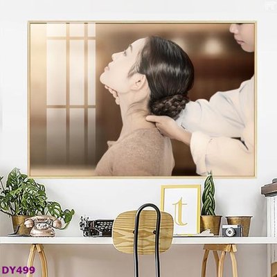 Tải file Tranh trang trí đông y dưỡng sinh spa môi mi DY499 (gốc) chủ đề hoa sen