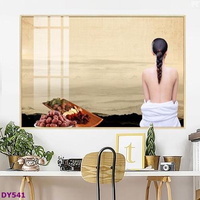 File tranh Tranh trang trí đông y dưỡng sinh spa môi mi DY541 (gốc) chủ đề tĩnh vật