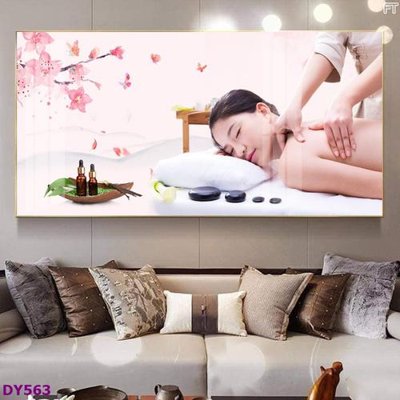 File ảnh gốc Tranh trang trí đông y dưỡng sinh spa môi mi DY563 (chuyên in mica)