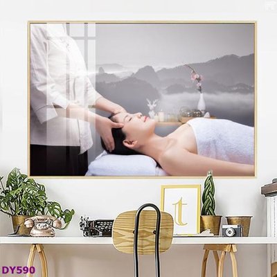 Tải file Tranh trang trí đông y dưỡng sinh spa môi mi DY590 (gốc) làm file in ấn