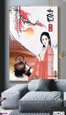 Mua file ảnh gốc Tranh trang trí đông y dưỡng sinh spa môi mi DY667 (chất lượng cao)