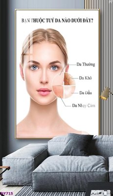 File tranh in trần 3D Tranh trang trí đông y dưỡng sinh spa môi mi DY715 (ảnh gốc)