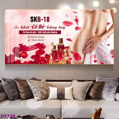 File in ấn cao cấp Tranh trang trí đông y dưỡng sinh spa môi mi DY720 (file gốc)