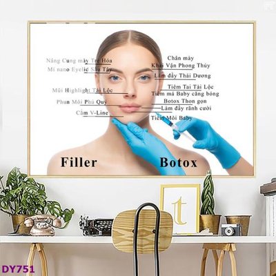 File ảnh Tranh trang trí đông y dưỡng sinh spa môi mi DY751 (gốc) in PP, decal