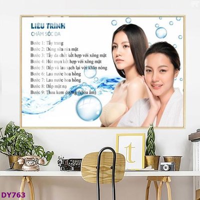 Tải file gốc Tranh trang trí đông y dưỡng sinh spa môi mi DY763 dùng cho in ấn