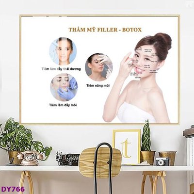 File gốc in ấn Tranh trang trí đông y dưỡng sinh spa môi mi DY766 độ phân giải cao