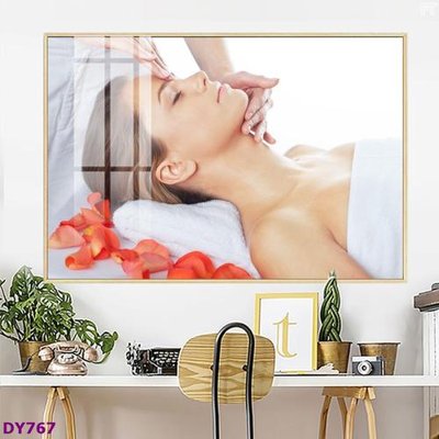 File ảnh Tranh trang trí đông y dưỡng sinh spa môi mi DY767 (gốc) cho trang trí nội thất