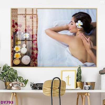File gốc Tranh trang trí đông y dưỡng sinh spa môi mi DY793 (phiên bản chuẩn) để in ấn