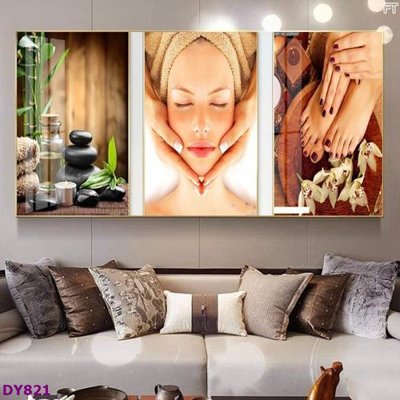 Tải file Tranh trang trí đông y dưỡng sinh spa môi mi DY821 (gốc) làm file in ấn