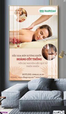 File tranh Tranh trang trí đông y dưỡng sinh spa môi mi DY836 (ảnh gốc) không bị mờ