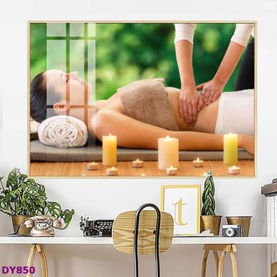 Download file tranh PSD Tranh trang trí đông y dưỡng sinh spa môi mi DY850 để chỉnh sửa