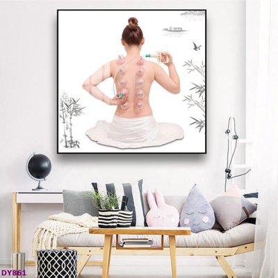 File tranh Tranh trang trí đông y dưỡng sinh spa môi mi DY861 (file gốc) chuẩn màu in