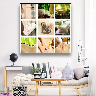 File gốc Tranh trang trí đông y dưỡng sinh spa môi mi DY868 (PNG) chất lượng cao