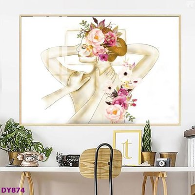 File gốc Tranh trang trí đông y dưỡng sinh spa môi mi DY874 (chuẩn CMYK) cho nhà in