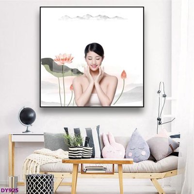 Tải file Tranh trang trí đông y dưỡng sinh spa môi mi DY925 (ảnh gốc) in gạch men