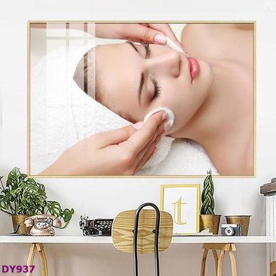 File PSD Tranh trang trí đông y dưỡng sinh spa môi mi DY937 (bản gốc) dễ dàng edit