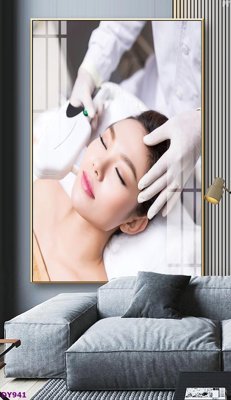 File in trần Tranh trang trí đông y dưỡng sinh spa môi mi DY941 (file gốc) chủ đề vũ trụ