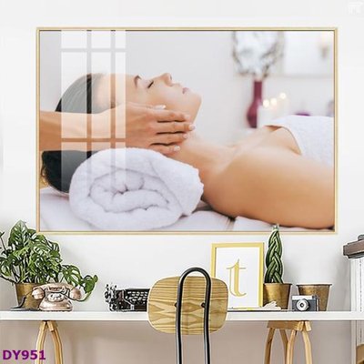 Tải file Tranh trang trí đông y dưỡng sinh spa môi mi DY951 (gốc) in tranh tráng gương