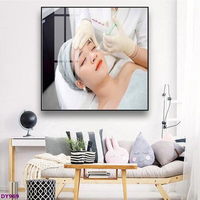 File ảnh Tranh trang trí đông y dưỡng sinh spa môi mi DY969 (gốc) in standee