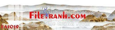 File in trần File gốc in bộ tranh decor treo tráng gương canvas FA1019 (file gốc) hoa văn 3D