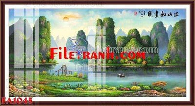 File gốc File gốc in bộ tranh decor treo tráng gương canvas FA1045 (cho in ấn) độc quyền