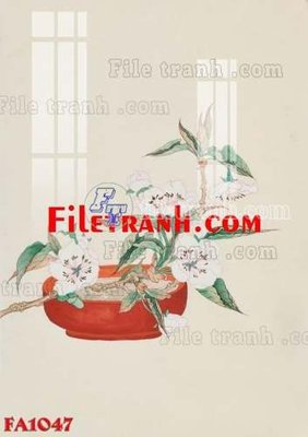 File tranh in tráng gương File gốc in bộ tranh decor treo tráng gương canvas FA1047 (siêu nét)