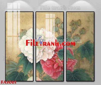 Hình ảnh file gốc File gốc in bộ tranh decor treo tráng gương canvas FA1061 cho in UV