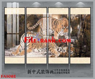 Download file File gốc in bộ tranh decor treo tráng gương canvas FA1082 (gốc) in mica bàn thờ